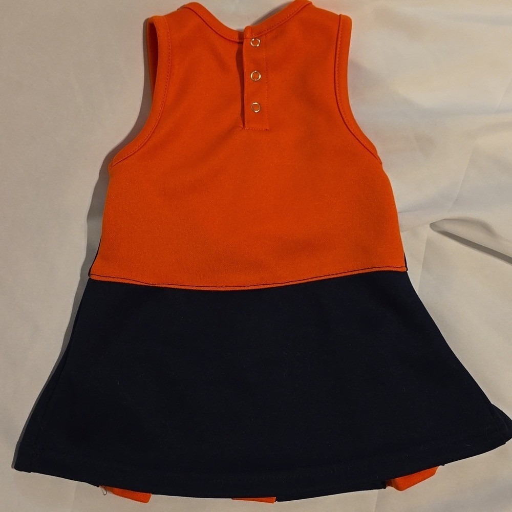 NFL Denver Broncos Cheerleader Dress 12mo. with bloomers. Excellent condition. - Picture 4 of 5